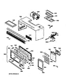 Door, control, grill & case