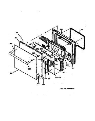 Oven door