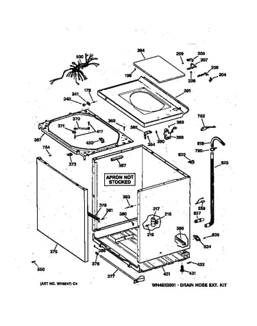 Cabinet, cover & front panel
