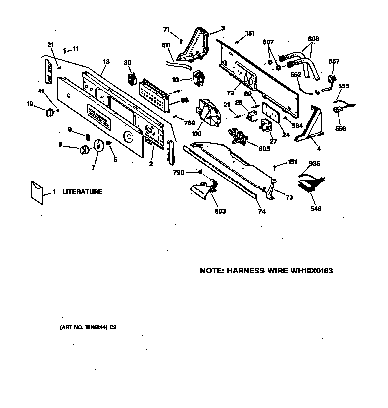 Controls & backsplash