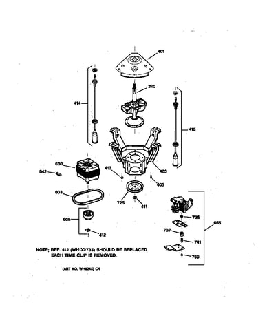 Suspension, pump & drive components
