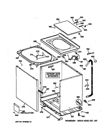 Cabinet, cover & front panel