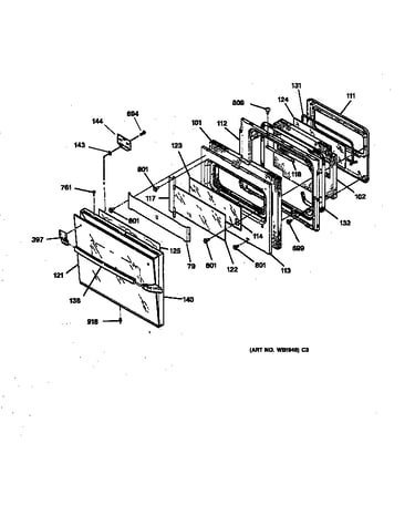 Oven door