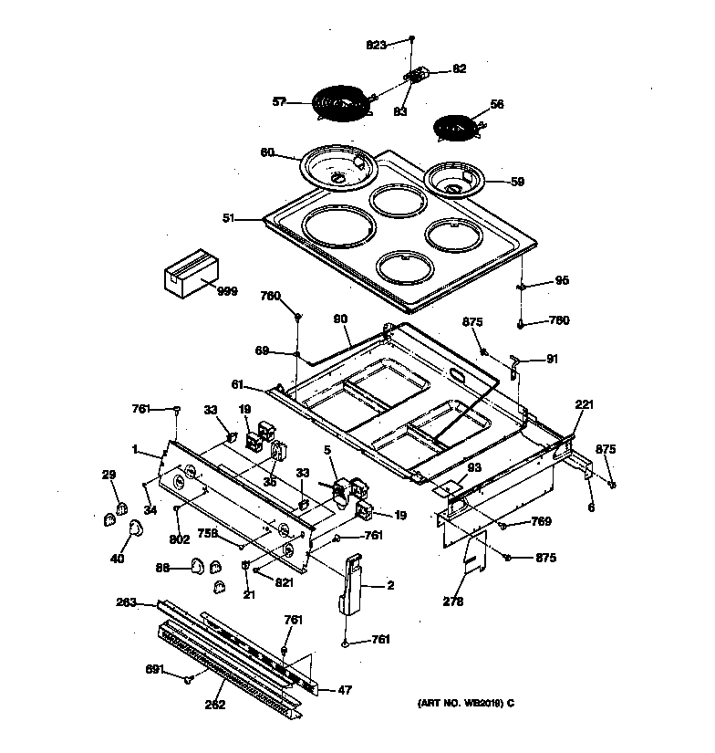 COOKTOP & CONTROL PANEL