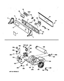 Backsplash, blower & drive assembly