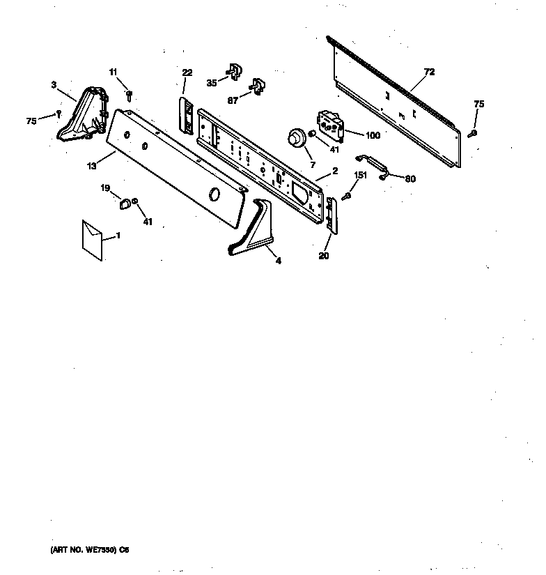 BACKSPLASH ASSEMBLY