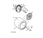 GE DBXR453ET3WB drum diagram