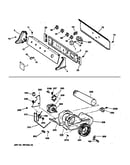 Backsplash, blower & drive assembly