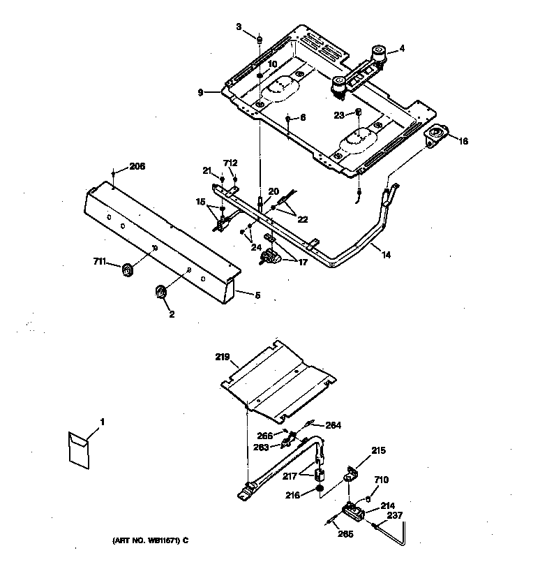 Gas & burner parts