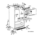GE TBT21DAXGRAA cabinet parts diagram