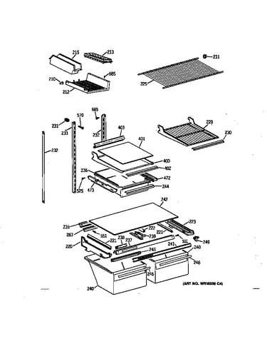Shelf parts