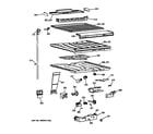 GE TBT21DAXGRAA compartment separator parts diagram