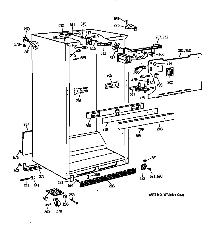 Cabinet parts