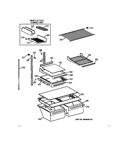 Shelf parts
