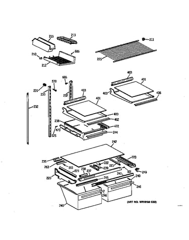 Shelf parts