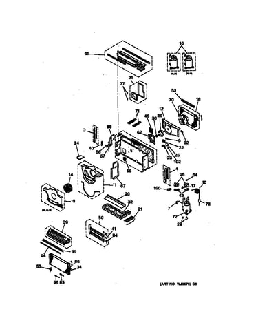 Motor, compressor & system components