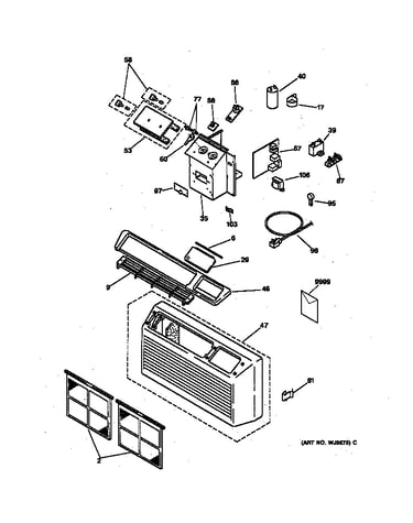 Controls & grill assembly