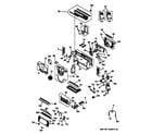 GE AZ31H06E4DV6 motor, compressor & system components diagram