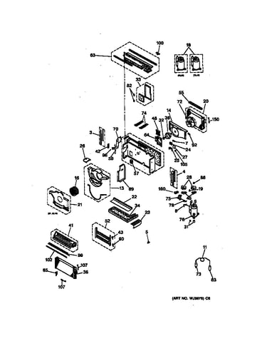 Motor, compressor & system components