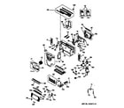 GE AZ31H12D3DV6 motor, compressor & system components diagram