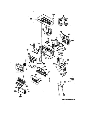 Motor, compressor & system components