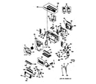 GE AZ31H15D3DV6 motor, compressor & system components diagram