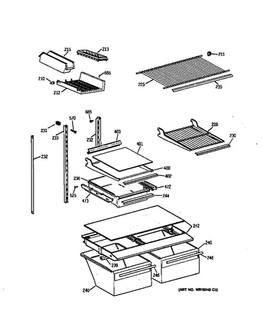 Shelf parts