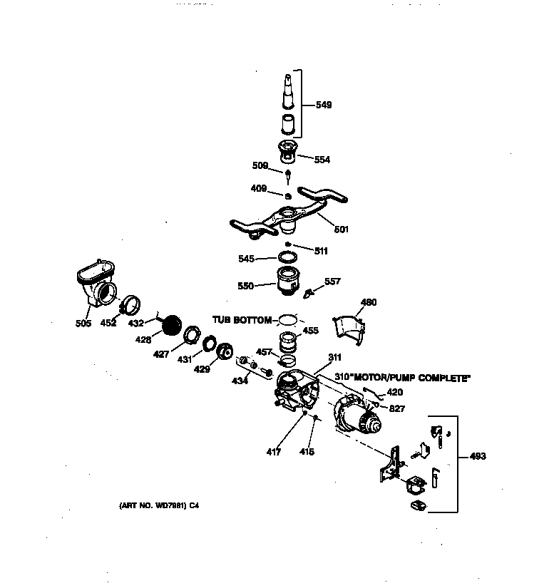 Motor-pump mechanism