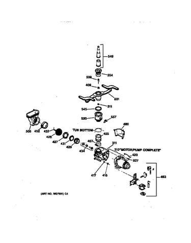 Motor-pump mechanism