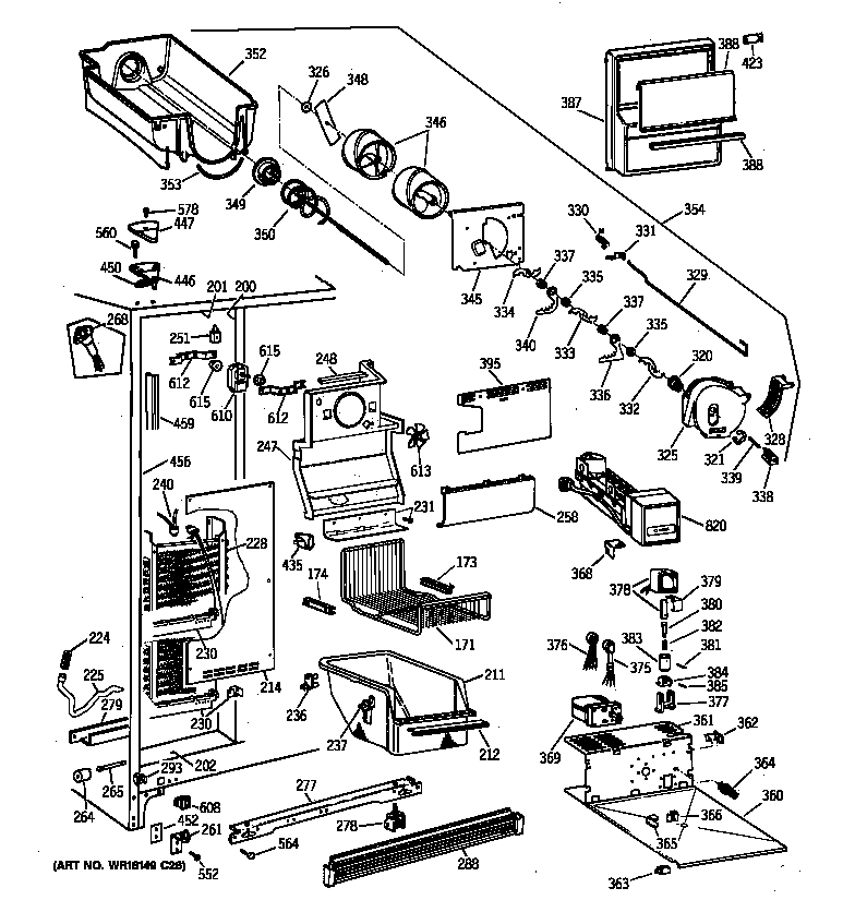 Freezer section