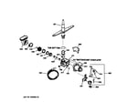 GE GSD980X-72WW motor-pump mechanism diagram