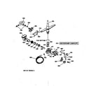 GE GSD4320Y72BB motor-pump mechanism diagram