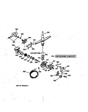 Motor-pump mechanism
