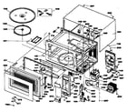 GE JES1400T02 microwave diagram