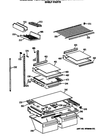 Shelf parts