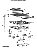Compartment separator parts