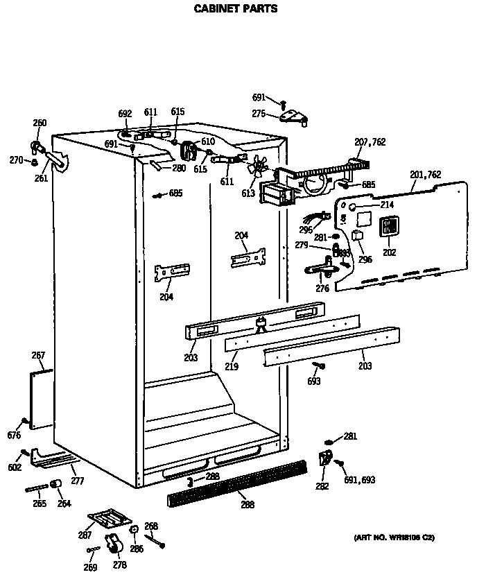 Cabinet parts