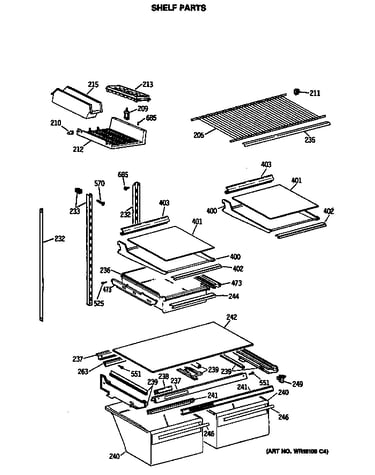Shelf parts
