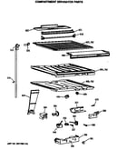 Compartment separator parts