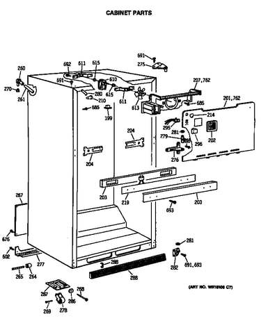 Cabinet parts