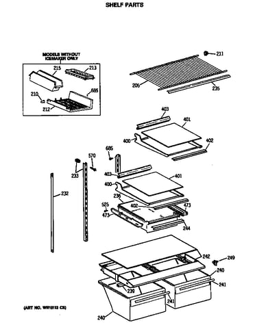 Shelf parts