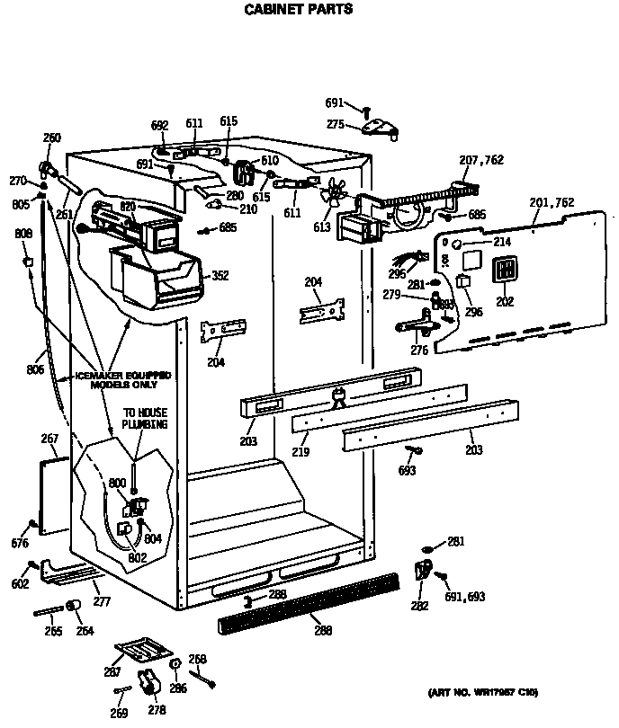 Cabinet parts