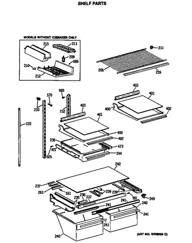 Shelf parts
