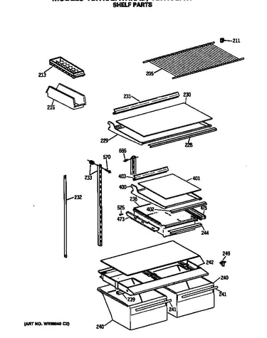 Shelf parts