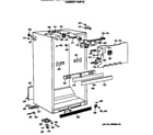 GE TBX18MASGRAD cabinet parts diagram