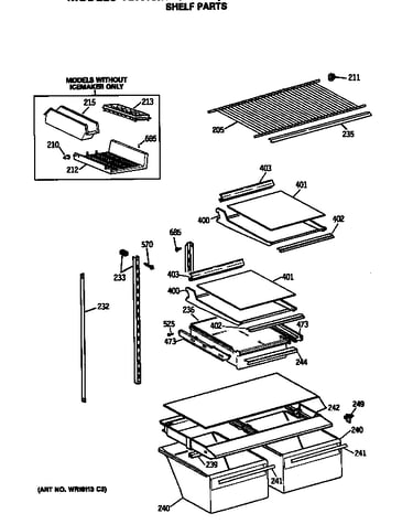 Shelf parts