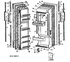 GE TFC22ZASBWH doors diagram