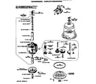 GE WWA8950SALAA transmission - complete breakdown diagram