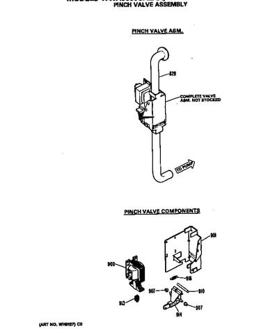 Pinch valve asm.