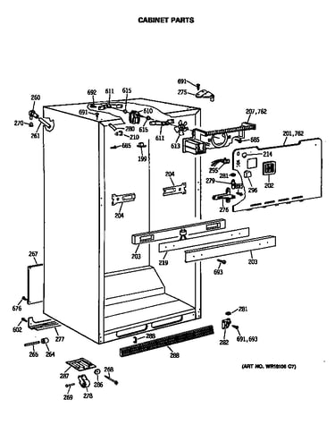 Cabinet parts